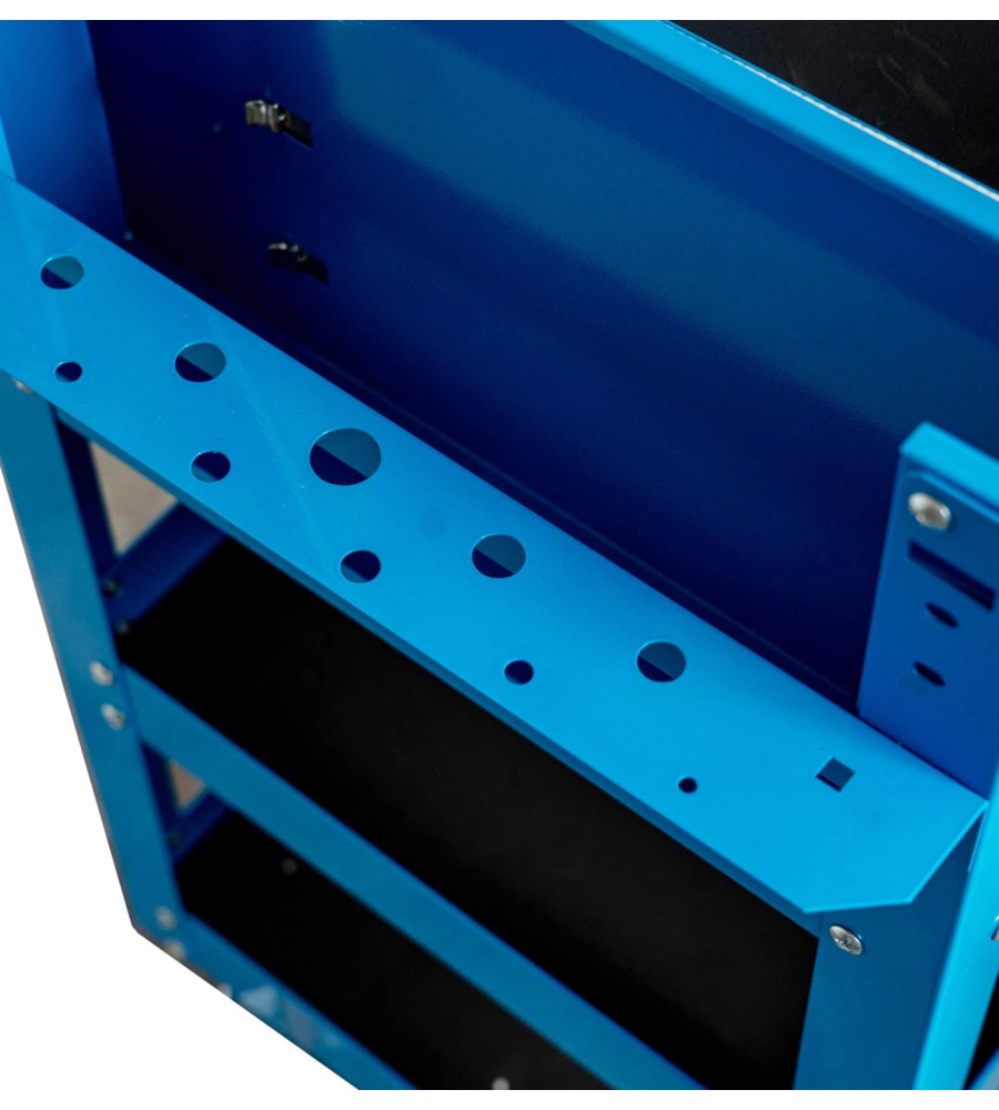 Cassettiera porta attrezzi con ruote easy system, 76x44x76 cm